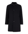 Kired Single-breasted Reversible Coat In Blue