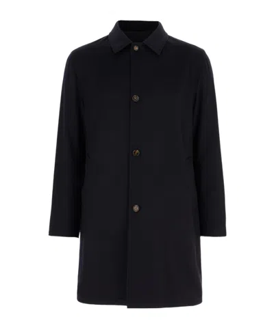 Kired Long-sleeved Coat In Black