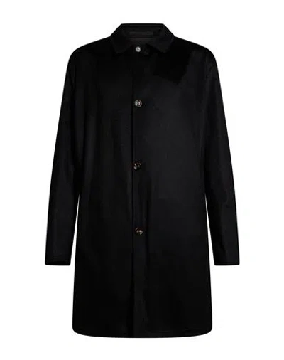 Kired Man Coat Black Size 52 Cashmere, Polyester