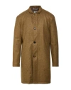 Kired Man Coat Camel Size 40 Polyamide In Multi