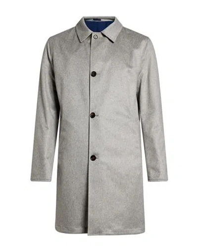 Kired Man Coat Grey Size 38 Cashmere, Polyester