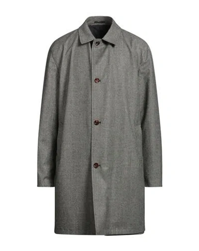 Kired Man Coat Grey Size 48 Virgin Wool, Polyurethane In Gray