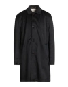 Kired Man Coat Midnight Blue Size 46 Polyester, Acrylic, Wool In Black
