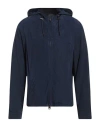 Kired Man Jacket Blue Size 44 Lambskin, Polyester