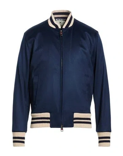 Kired Man Jacket Blue Size 50 Cashmere