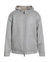 Kired Man Jacket Light Grey Size 42 Cashmere In Gray