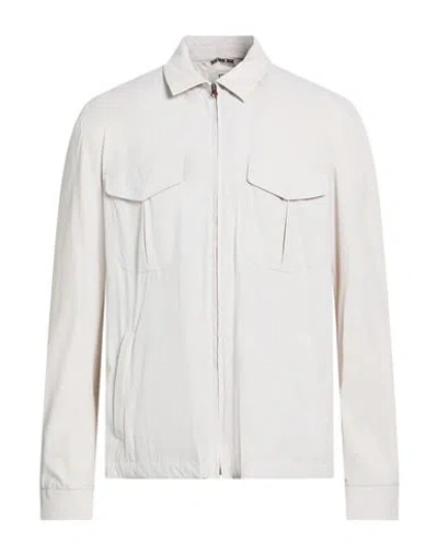 Kired Man Jacket Light Grey Size 50 Polyamide, Polyurethane In White