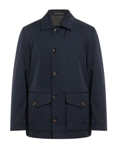 KIRED KIRED MAN JACKET MIDNIGHT BLUE SIZE 38 POLYAMIDE, ELASTANE