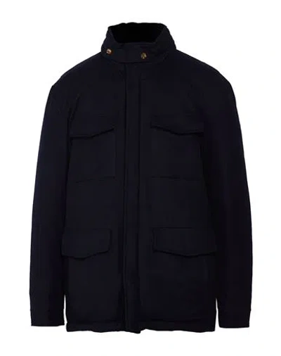 Kired Man Jacket Midnight Blue Size 44 Wool, Elastane