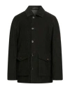 Kired Man Jacket Military Green Size 42 Cotton, Wool, Polyamide In Black