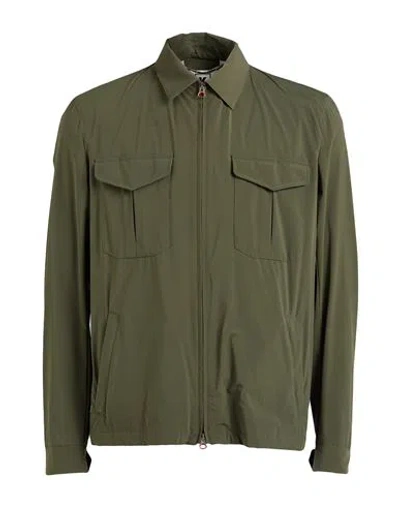 Kired Man Jacket Military Green Size 48 Polyamide, Elastane