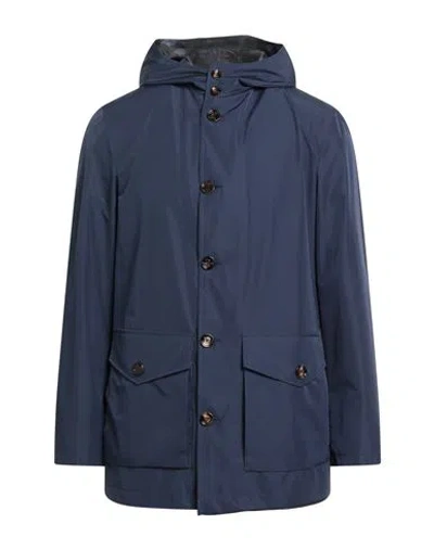 Kired Man Jacket Navy Size 42 Polyester In Blue