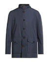 Kired Man Jacket Navy Size 42 Polyester In Blue