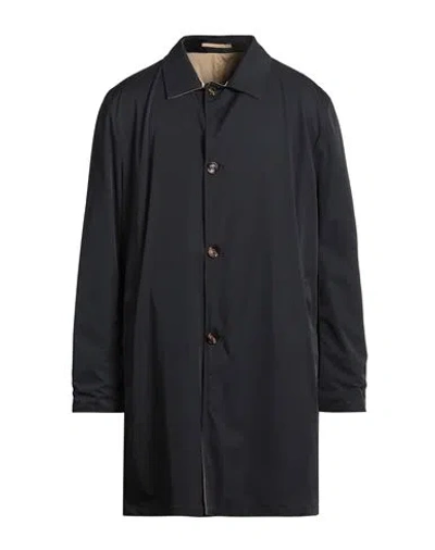 Kired Man Overcoat & Trench Coat Midnight Blue Size 50 Polyamide, Elastane