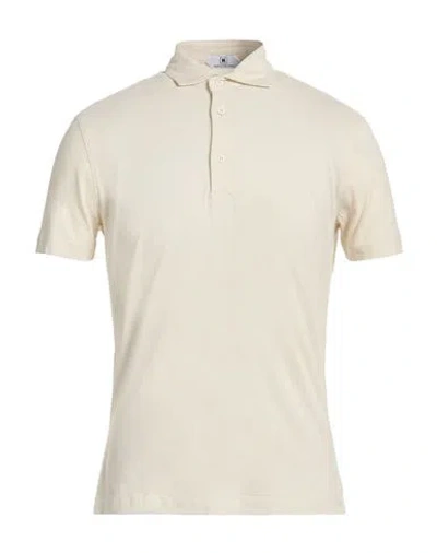 Kired Man Polo Shirt Beige Size 44 Cotton In Neutral