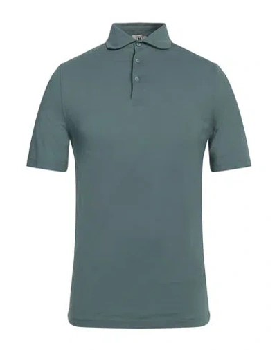 Kired Man Polo Shirt Lead Size 38 Cotton In Grey