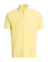 Kired Man Polo Shirt Yellow Size 42 Cotton