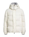 Kired Man Puffer Ivory Size 40 Polyamide In Neutral