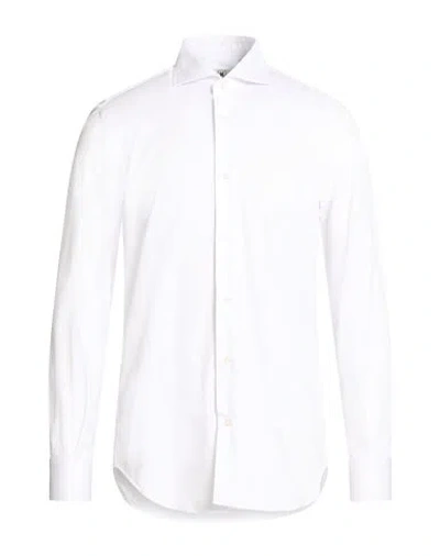 Kired Man Shirt White Size 16 Cotton