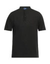 Kired Man T-shirt Black Size 36 Cotton