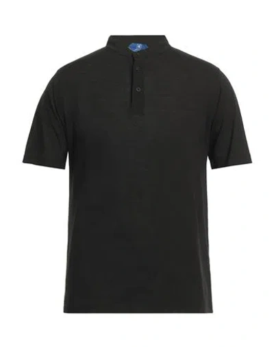 Kired Man T-shirt Black Size 36 Cotton