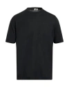 Kired Man T-shirt Black Size 42 Cotton