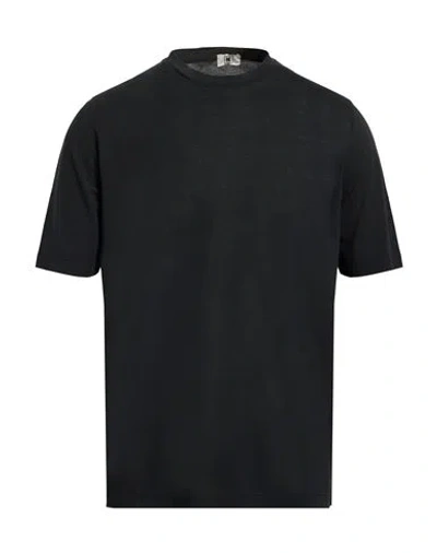 Kired Man T-shirt Black Size 42 Cotton