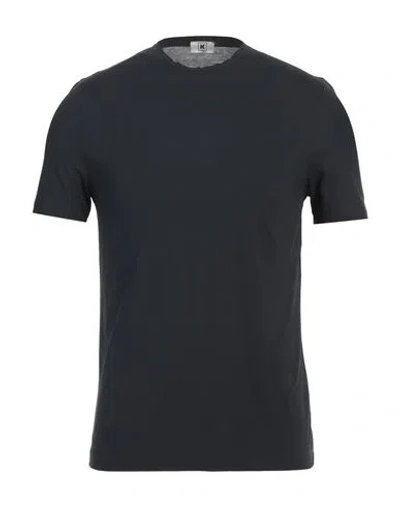Kired Man T-shirt Midnight Blue Size 46 Cotton