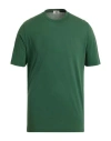 Kired Man T-shirt Military Green Size 42 Cotton