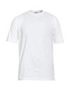 Kired Man T-shirt White Size 40 Cotton, Elastane