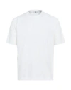 Kired Man T-shirt White Size 50 Cotton, Elastane