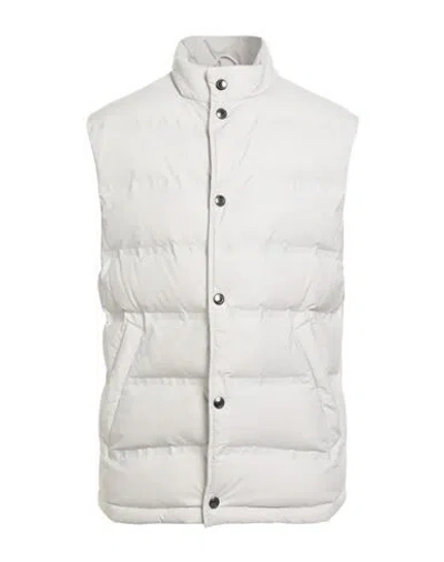 Kired Man Vest Light Grey Size 44 Polyamide In Gray