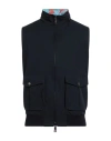 Kired Man Vest Navy Size 42 Polyamide, Elastane In Blue