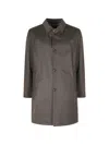 Kired Mid-length Single-breasted Coat In Multi