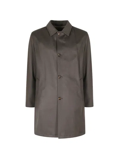 Kired Mid-length Single-breasted Coat In Multi