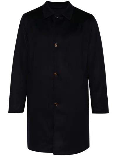 Kired Peak Coat In Blue