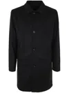 Kired Single-breasted Reversible Coat In Blue