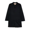 Kired Buttoned Coat In Black