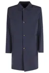 Kired Buttoned Coat In Blue