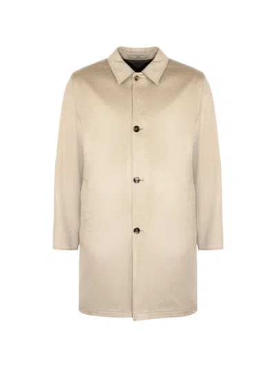 Kired Reversible Cashmere Coat In Multi