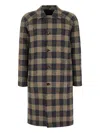 Kired Embroidered Wool Reversible Coat In Blue