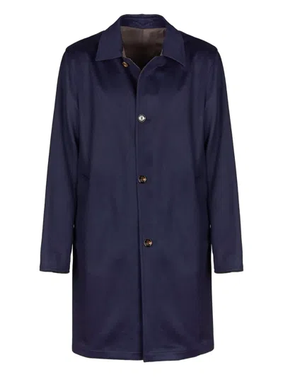 Kired Reversible Coat In Blue