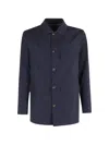 Kired Reversible Flap-pocket Jacket In Blue