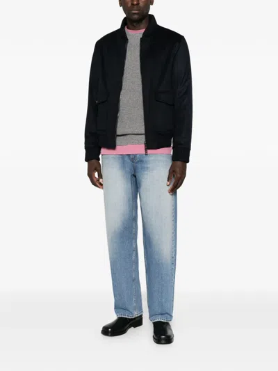 Kired Reversible Zip-up Jacket In Black