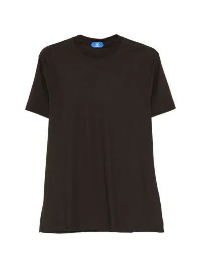 Kired Short-sleeve Cotton T-shirt In Brown
