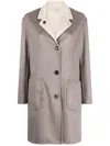 Kired Parana Reversible Coat In Neutrals