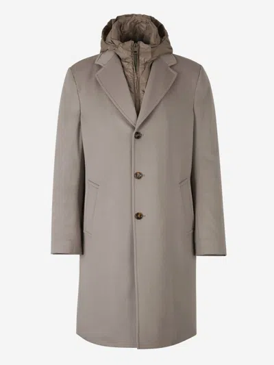KIRED KIRED WOOL PADDED COAT