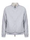 Kired Zip-up Bomber Jacket In Gray