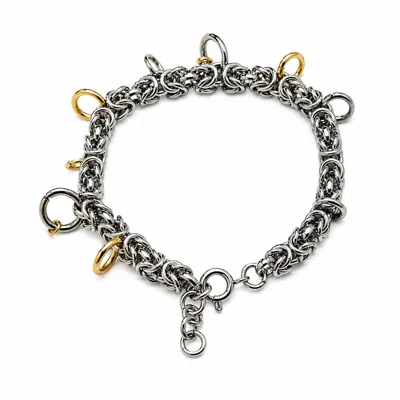 Kirei Women's Gold / Silver Emerge Two-tone Mixed-link Bracelet In Gold/silver