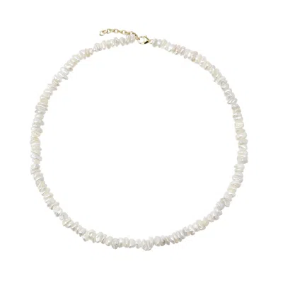 Kiri & Belle Women's Ayla Irregular Keshi Pearl Sterling Silver Necklace